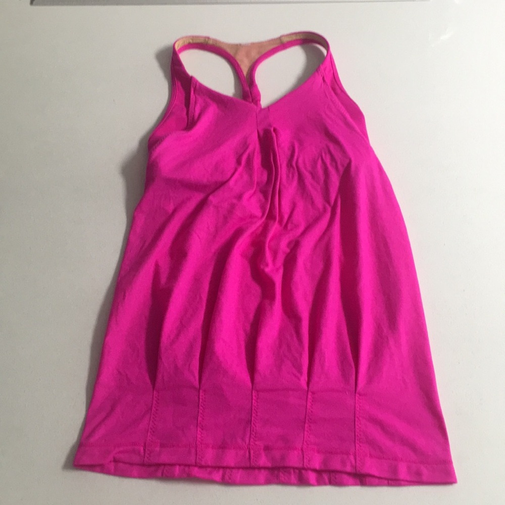 Lululemon pink workout top